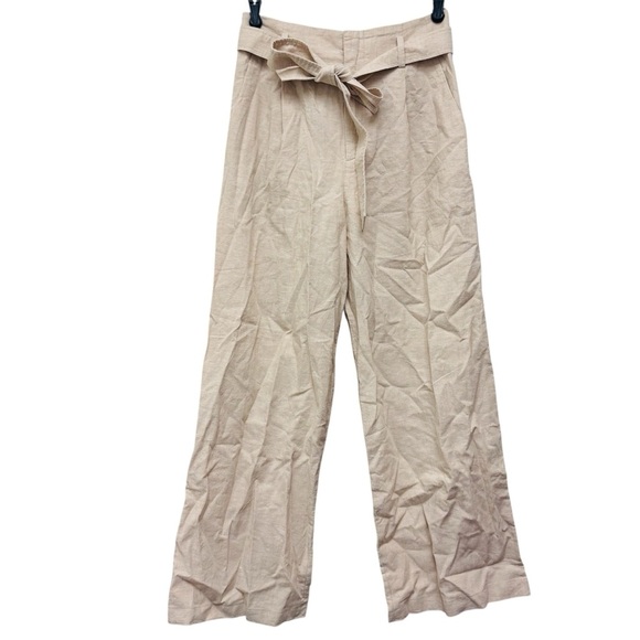 Uniqlo Belted Wide Leg Pants - Picture 1 of 9